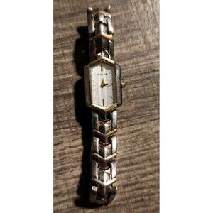 Pulsar Women's Wrist Watch 4N00-7150 Silver/gold Tone